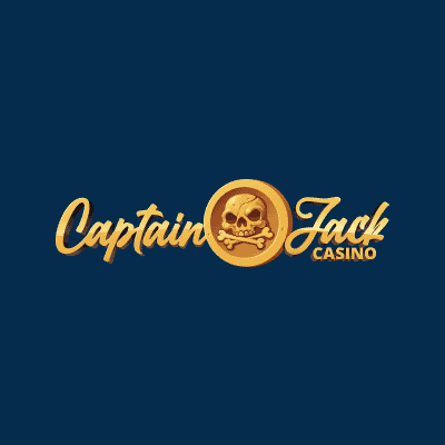 Golden skull logo at Captain Jack Casino website.